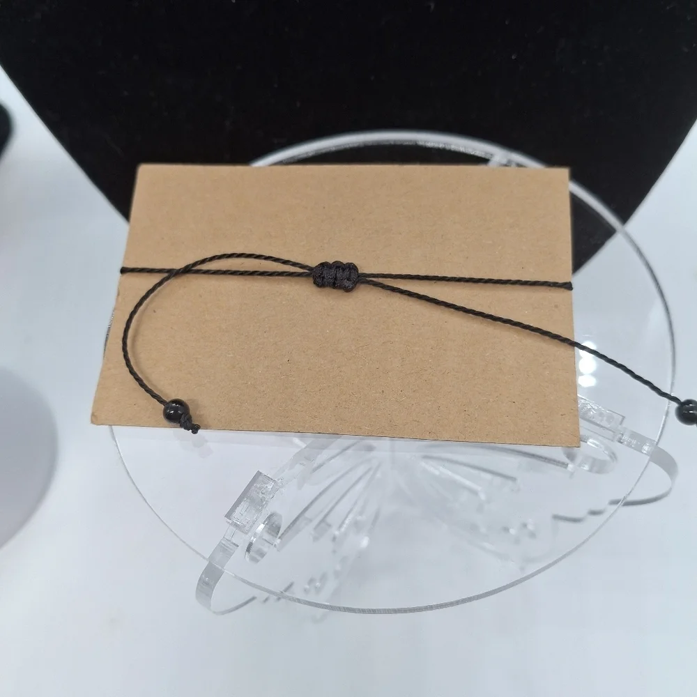 Believe Green and Silver Beaded Bracelet - Picture 4 of 4